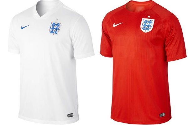Así sera la camiseta de Inglaterra para el Mundial