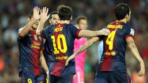 Barcelona derrotó angustiosamente al Sevilla en el Camp Nou.