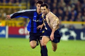 Debut de Iniesta con el FC Barcelona