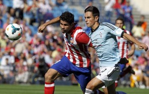 Diego Costa es el goleador del Atlético y de la liga con diez tantos