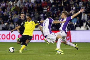 Sevilla ganaba cero a dos pero se relajó y el Valladolid aprovechó para empatar en tres minutos