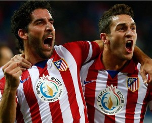 Atlético de Madrid golea 7-0 al getafe con goles de Villa, García, Adrian y Costa