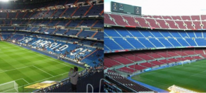 Un estudio reveló que se ve mejor el fútbol en las gradas del Camp Nou