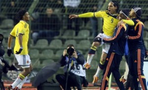 Falcao e Ibarbo marcaron para los cafeteros