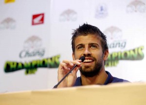 Piqué habló de la actualidad del equipo y se mostró contento con el rendimiento de la presente temporada