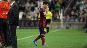 Messi habló de la lesión