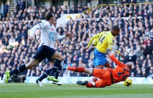 Tottenham 0-1 Newcastle.