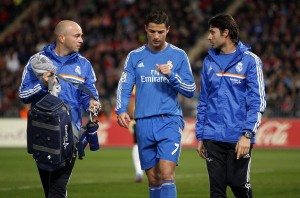 lesión de CR7 ante Almería
