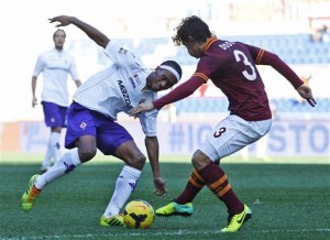Roma le gana 2-1 a Fiorentina en el Olímpico.