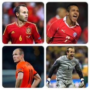 España, Chile, Holanda y Australia