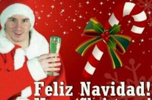 Messi desea feliz navidad