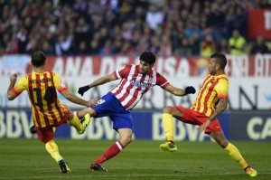 Atlético de Madrid empató con el Barcelona en un partido lento