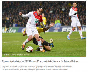 Falcao esperará pruebas