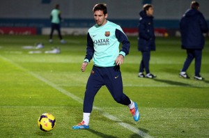 Messi ya está a las ordenes del tata Martino en Barcelona
