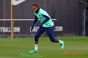 Entrenamiento de Neymar 2014