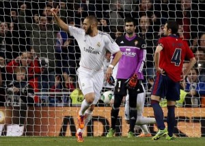 Con goles de Benzema y Jesé el Madrid venció a Osasuna
