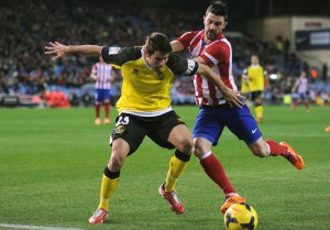 Atleti sigue lider de la liga BBVA con el Barcelona