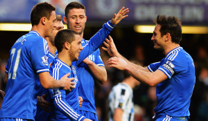 chelsea celebra gol en triunfo por la premier