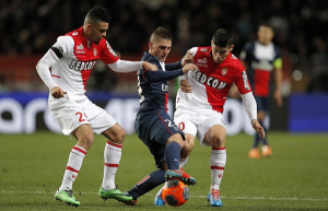 psg iguala por segunda vez en el año con el monaco