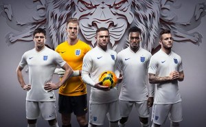 Inglaterra dio a conocer la camiseta oficial para el mundial de brasil 2014