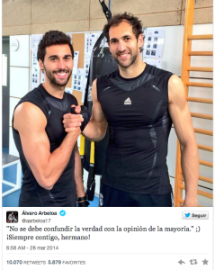 El polémico tweet de álvaro ARBELOA de respaldo a Diego López