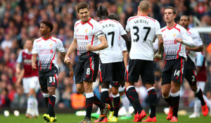 Liverpool venció al West Ham en Londres con doblete de Gerard