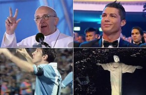 nuevo anuncio de TyC Sports con el papa Francisco