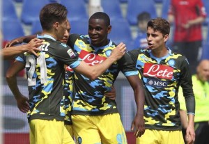 Juan Camilo Zuñiga vuelva a las canchas y Duvan Zapata marca gol en victoria del Napoli ante la Sampdoria