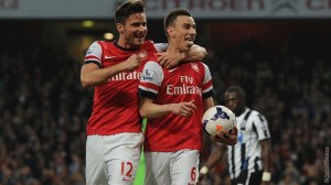 Arsenal vence por la mínima al bromwich con gol del francés oliver giroud