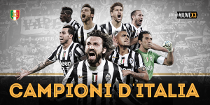 La juve es tricampeon de la serie a gracias a la derrota de la roma 3-1 con catania