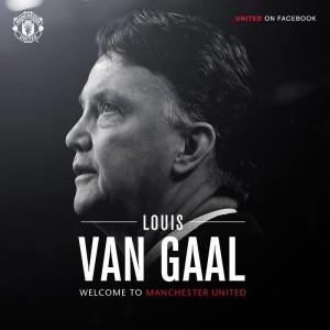 El manchester united confirmo a van gaal como nuevo entrenador para la próxima temporada