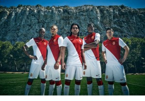 nueva remera oficial Nike del AS Mónaco 2014-15
