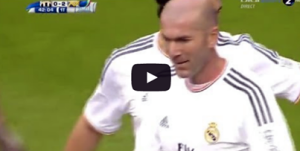 Golazo de Zinedine Zidane en amistoso de leyendas de la juve y del real madrid