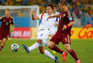 Rusa y Corea del Sur empatan 1-1