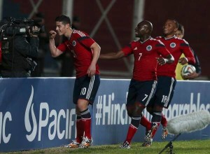 Colombia vence 3-0 a Jordania en amistoso