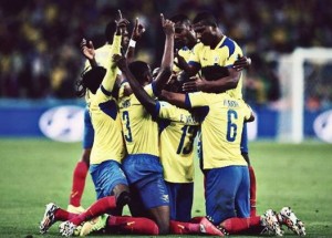 Ecuador derrotó 2-1 a Honduras