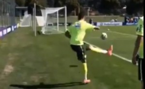 Golazo neymar entrenamiento brasil