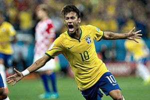 Debut de ensueño para Neymar da Silva Santos Júnior. Neymar marcó en su primer partido mundialista.