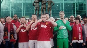 Spot publicitario de la nueva camiseta chevrolet del manchester united