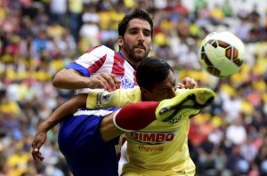 América de México derrotó 3-2 en los penales al atletico madrid por la copa euroamericana en el estadio azteca