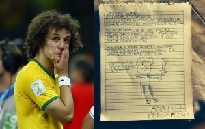 La carta a David Luiz