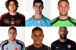 Las estadisticas de los porteros del mundial de brasil 2014