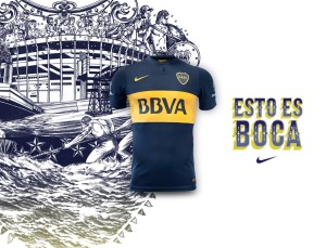 nueva camiseta nike de boca juniors temporada 2014-15