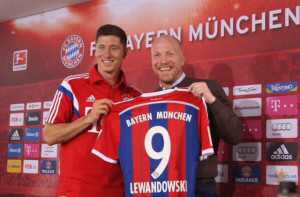 Lewandowski es presentado en le bayern munich