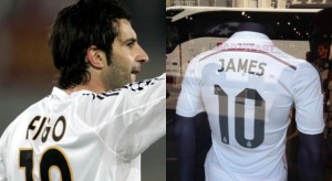 Los últimos jugadores con el '10' en el Real Madrid