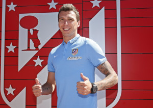 Atlético Madrid confirmo la llegada del delantero croata mario mandzukic para reforzar la zona de ataque en reemplazo de diego costa