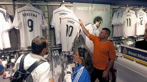 se han vendido 345.000 camisetas del 10 de James rodriguez del real madrid