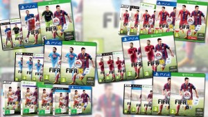 La carátulas del FIFA y PES 2014
