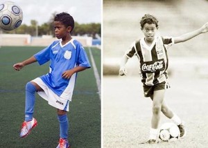 Roger, el mini Ronaldinho
