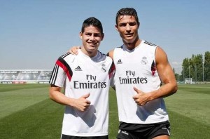 James ya se entrena con cr7